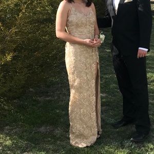 Beautiful lace prom dress